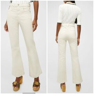 Veronica Beard Carson high rise ankle flare jeans